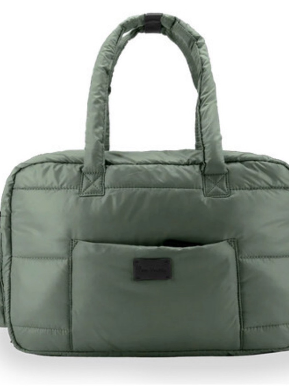 7am Quilted Olive Green Diaper Bag